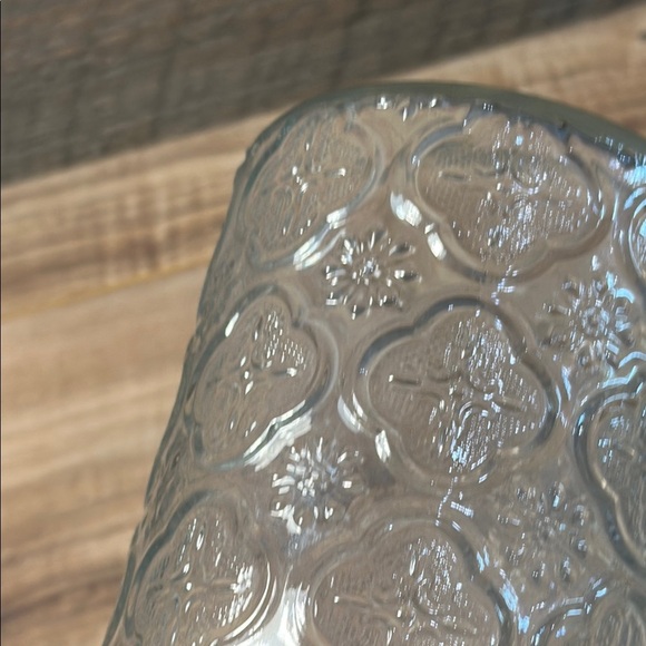 Glass Storage Jar with Wooden Lid Airtight Seal Intricate Design Great for Decor - Picture 6 of 10